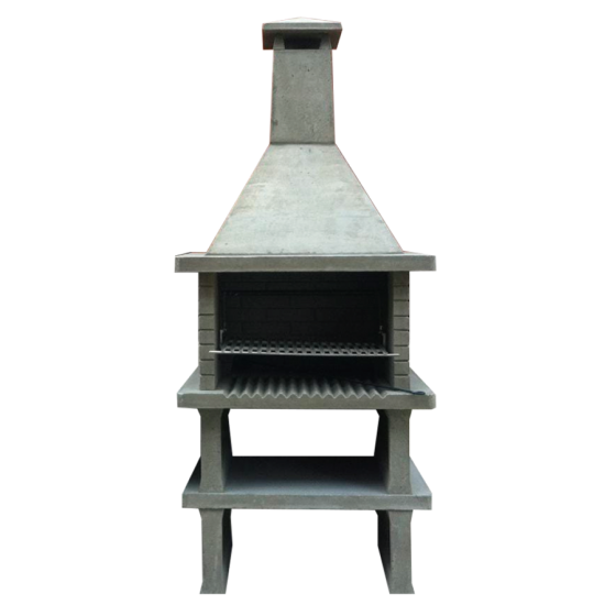 Barbecue en béton avec...