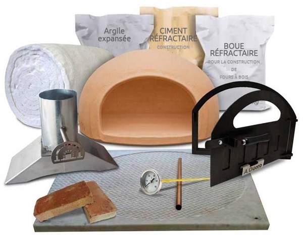 Kit fabrication four à pizza bois